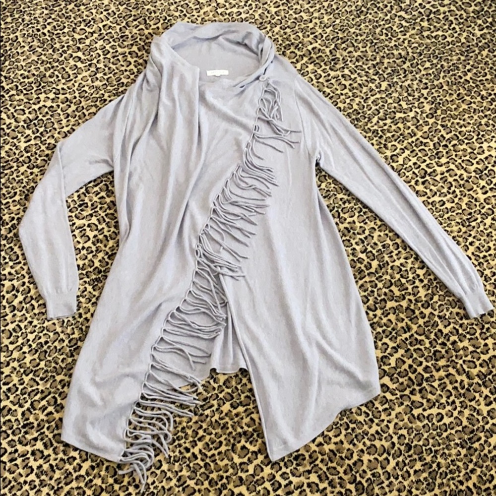 Vestique crossover sweater